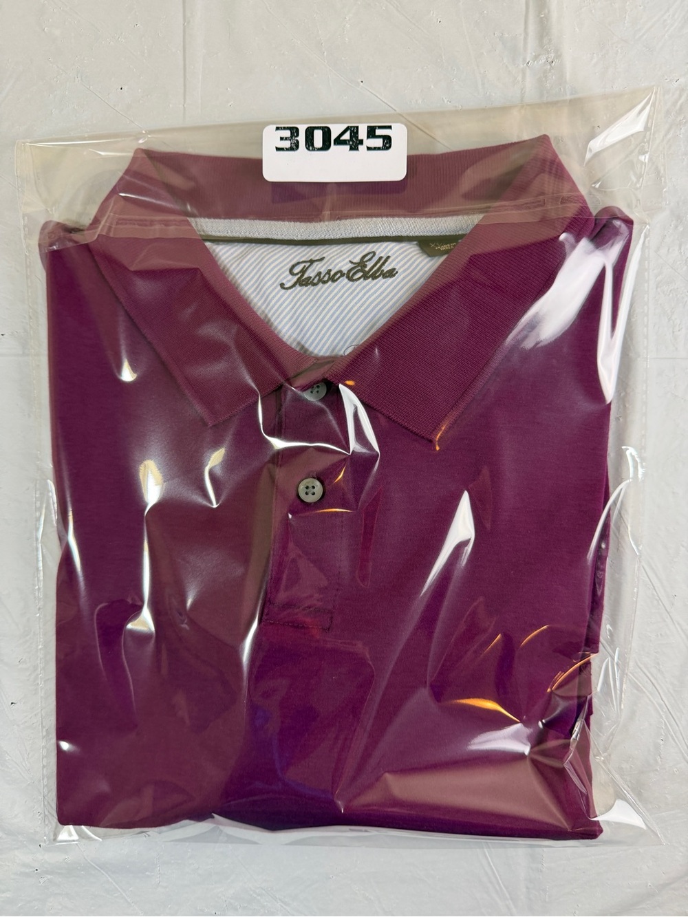 Tasso Elba Men's Magenta Polo Shirt - Picture 7 of 7